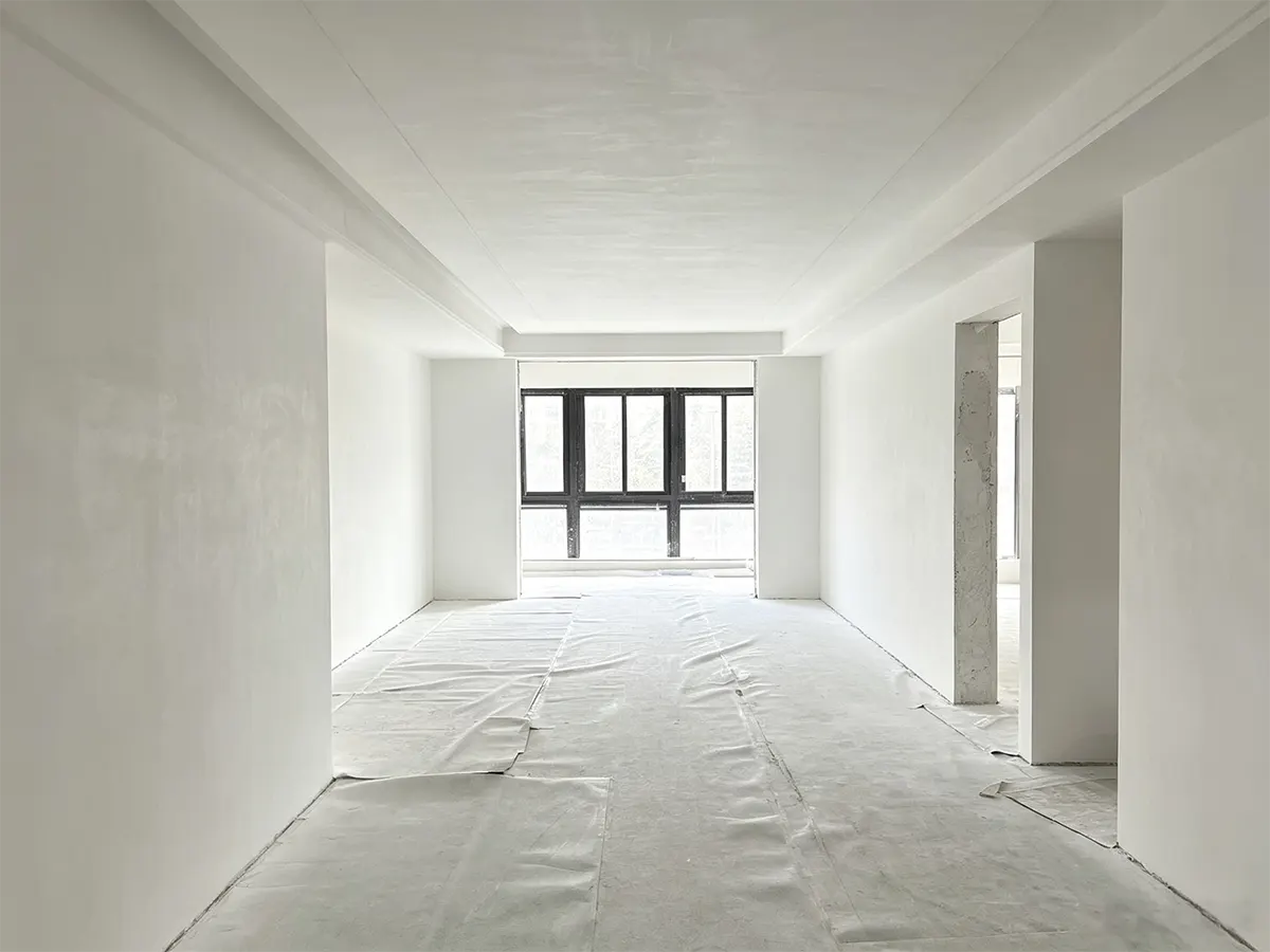 内墙腻子粉施工现场