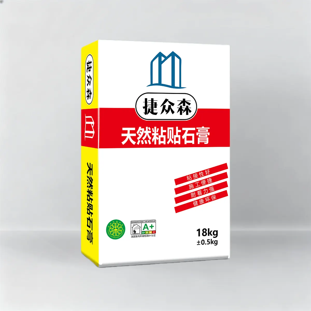 天然粘贴石膏